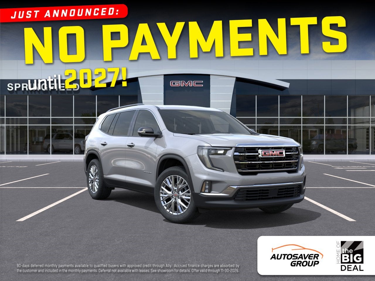 2027 GMC Acadia Elevation