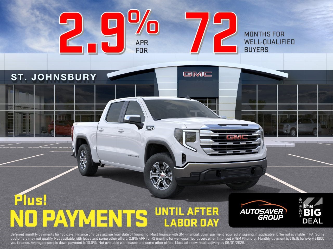 2026 GMC Sierra 1500 SLE