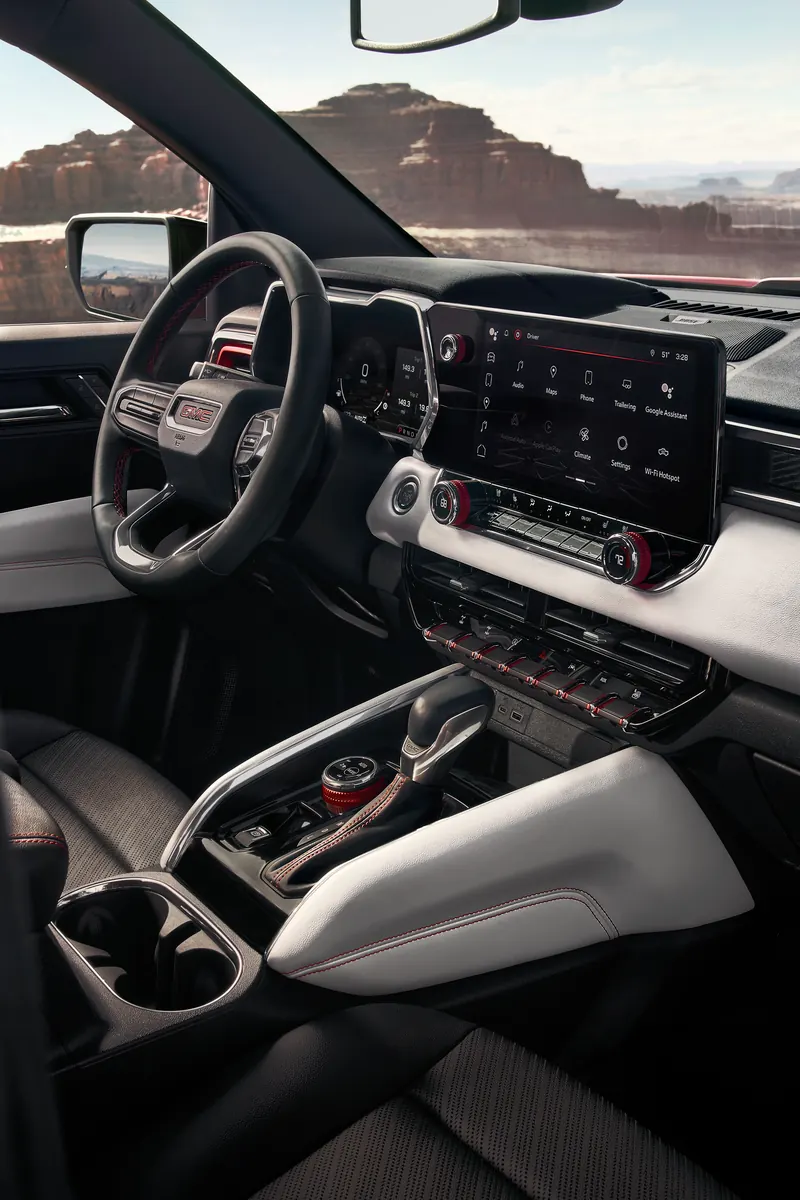 2026 GMC Canyon infotainment system at Springfield GMC in N. Springfield VT
