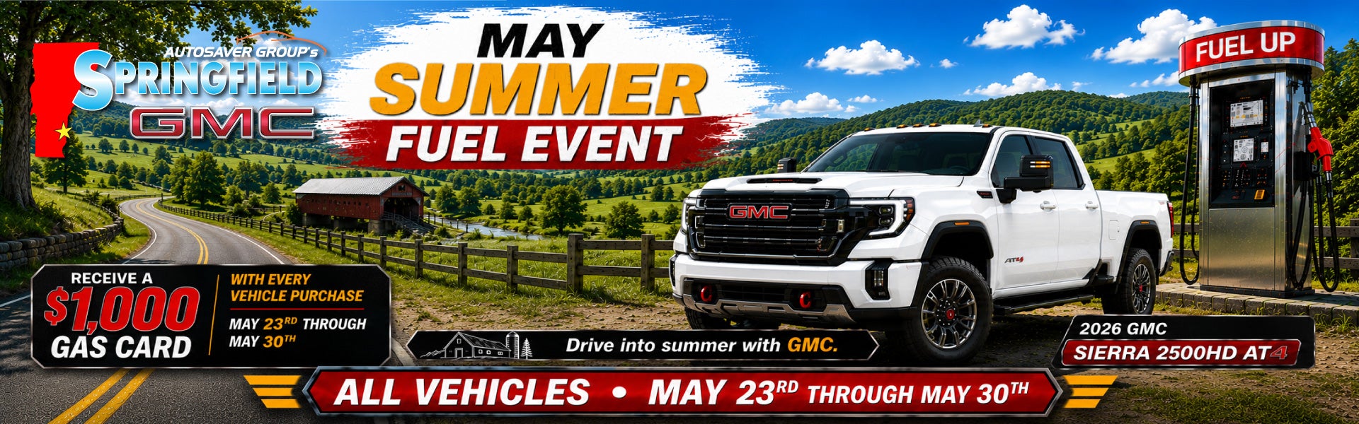 $1,000 GAS CARD WITH EVERY PURCHASE!