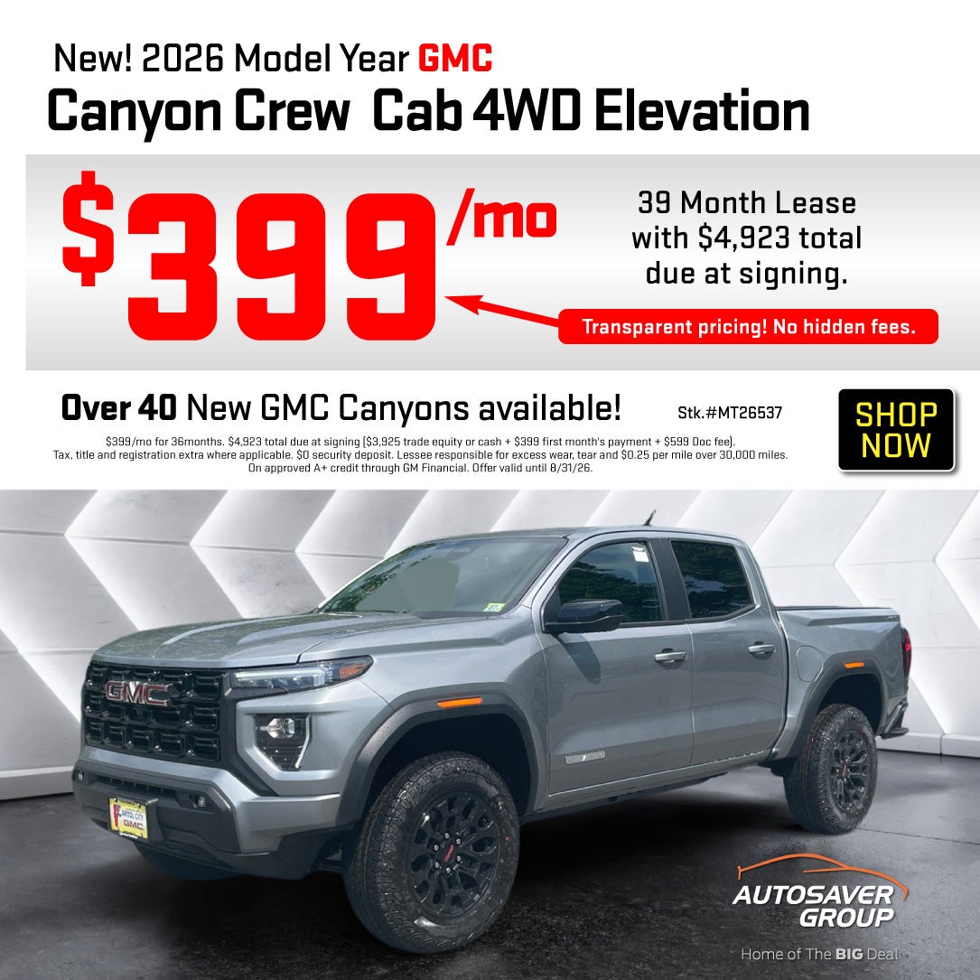 SHOP NEW GMC DEALS NEAR SPRINGFIELD, VT