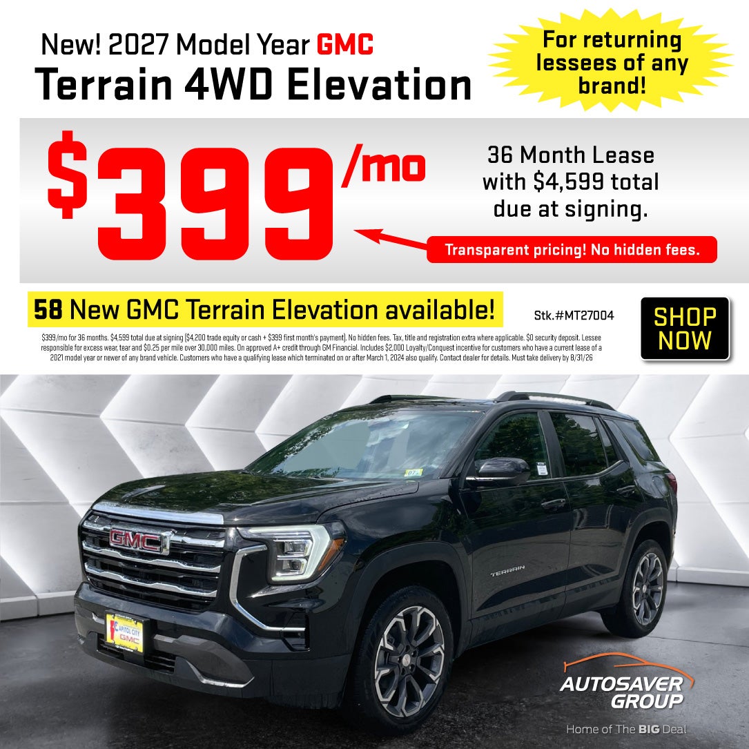 SHOP NEW GMC DEALS NEAR SPRINGFIELD, VT