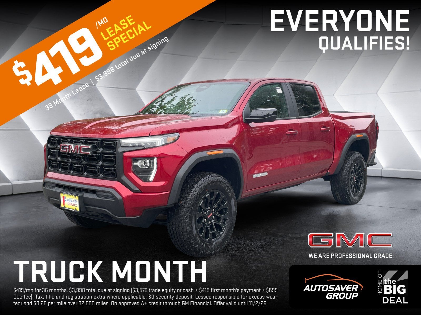 $419/mo Lease Special