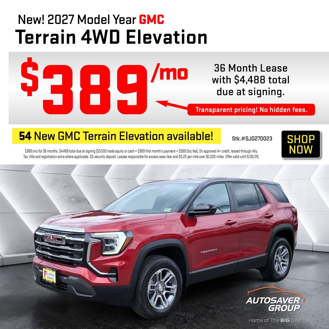 SHOP NEW GMC DEALS NEAR SPRINGFIELD, VT